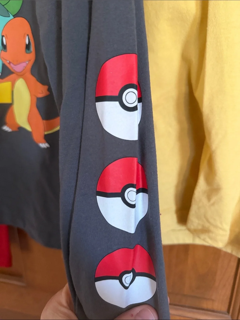 Long sleeve graphic Pokémon tees, M